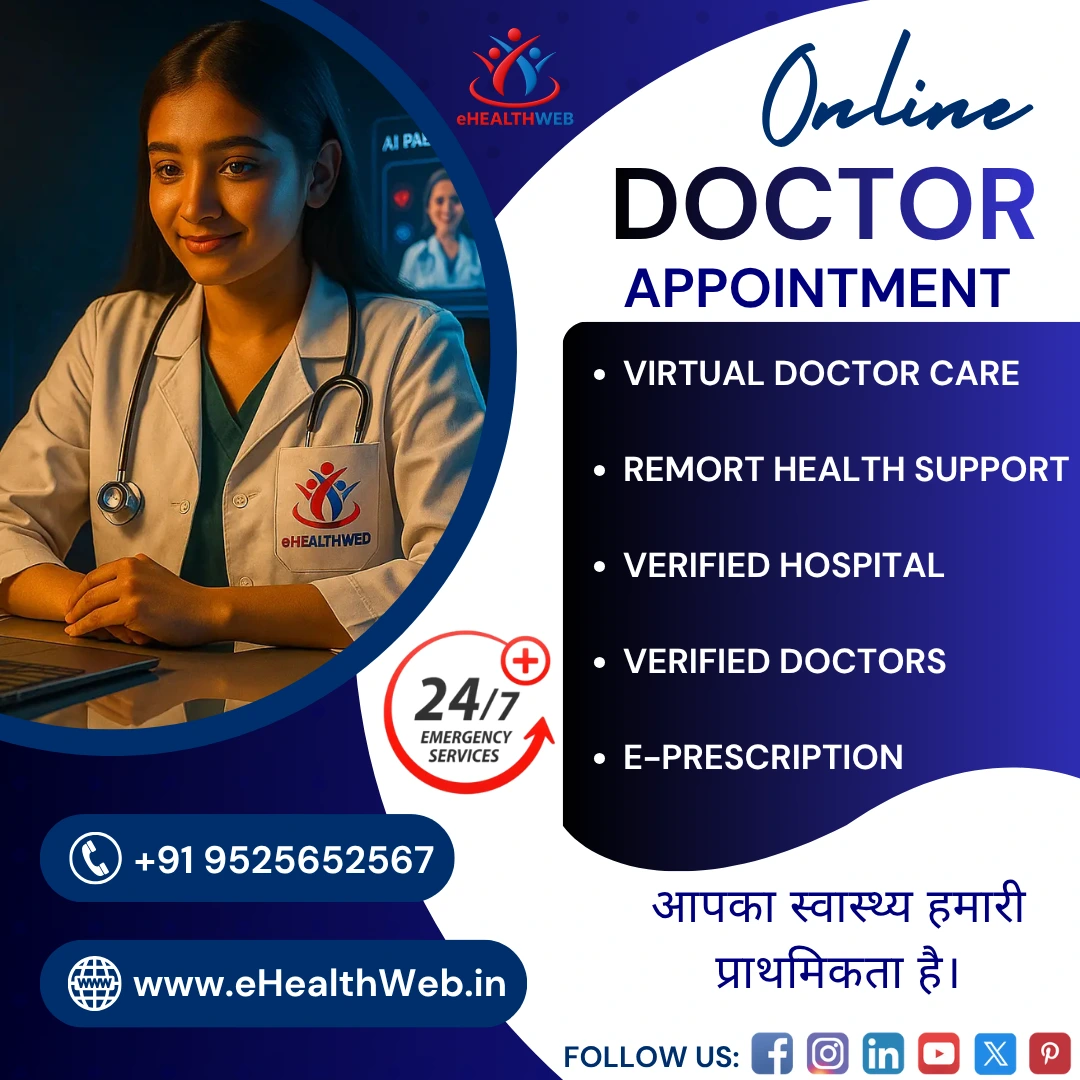eHealthWeb : अब डॉक्टर से अपॉइंटमेंट हुआ आसान