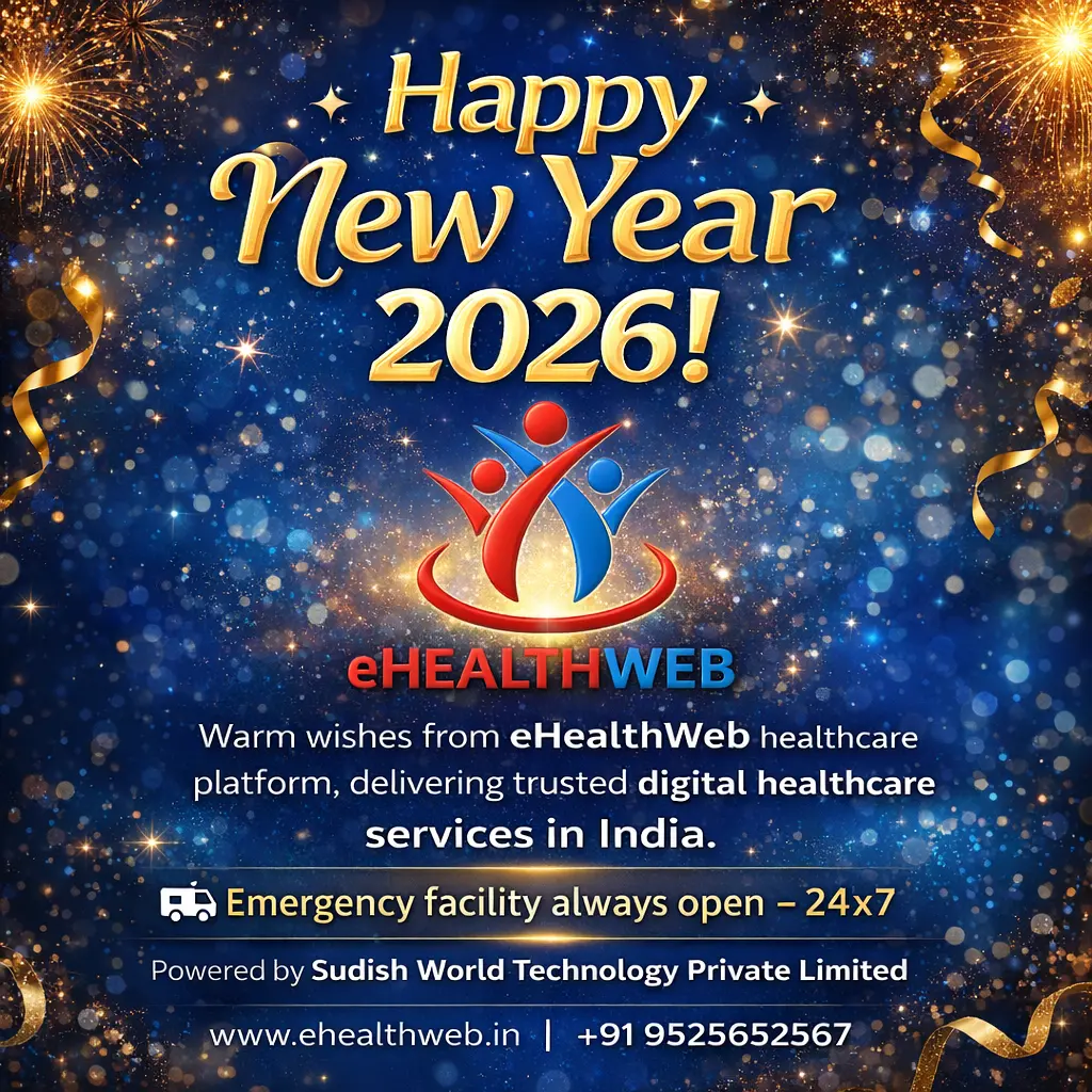 Happy New Year 2026: eHealthWeb की ओर से देशवासियों को नववर्ष की हार्दिक शुभकामनाएँ